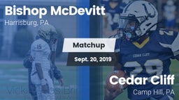 Matchup: Bishop McDevitt vs. Cedar Cliff  2019