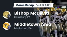 Recap: Bishop McDevitt  vs. Middletown Area  2021