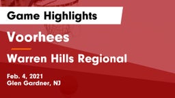 Voorhees  vs Warren Hills Regional  Game Highlights - Feb. 4, 2021