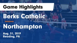Berks Catholic  vs Northampton  Game Highlights - Aug. 31, 2019