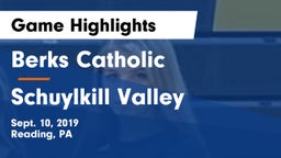 Berks Catholic  vs Schuylkill Valley  Game Highlights - Sept. 10, 2019