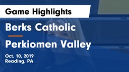 Berks Catholic  vs Perkiomen Valley  Game Highlights - Oct. 10, 2019