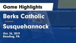 Berks Catholic  vs Susquehannock Game Highlights - Oct. 26, 2019