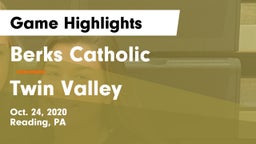 Berks Catholic  vs Twin Valley  Game Highlights - Oct. 24, 2020
