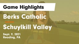 Berks Catholic  vs Schuylkill Valley Game Highlights - Sept. 9, 2021