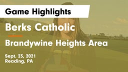 Berks Catholic  vs Brandywine Heights Area Game Highlights - Sept. 23, 2021