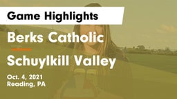 Berks Catholic  vs Schuylkill Valley Game Highlights - Oct. 4, 2021