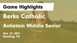 Berks Catholic  vs Antietam Middle Senior  Game Highlights - Oct. 19, 2021