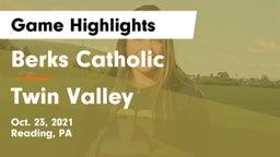 Berks Catholic  vs Twin Valley  Game Highlights - Oct. 23, 2021
