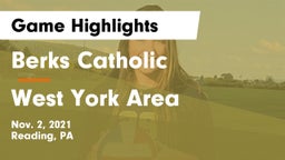 Berks Catholic  vs West York Area  Game Highlights - Nov. 2, 2021