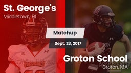 Matchup: St. George's High vs. Groton School  2017