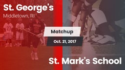 Matchup: St. George's High vs. St. Mark's School 2017