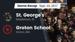 Recap: St. George's  vs. Groton School  2017