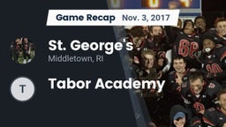 Recap: St. George's  vs. Tabor Academy 2017