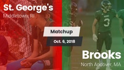 Matchup: St. George's High vs. Brooks  2018