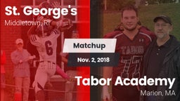 Matchup: St. George's High vs. Tabor Academy  2018