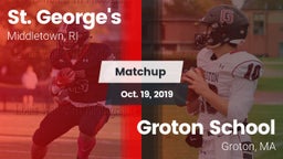 Matchup: St. George's High vs. Groton School  2019