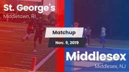 Matchup: St. George's High vs. Middlesex  2019