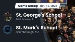 Recap: St. George's School vs. St. Mark's School 2022