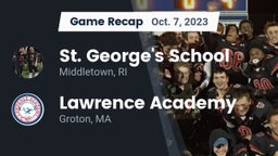 Recap: St. George's School vs. Lawrence Academy 2023