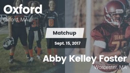 Matchup: Oxford  vs. Abby Kelley Foster 2017