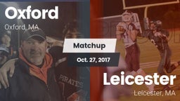 Matchup: Oxford  vs. Leicester  2017