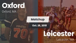 Matchup: Oxford  vs. Leicester  2018