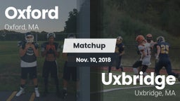 Matchup: Oxford  vs. Uxbridge  2018