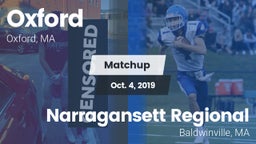 Matchup: Oxford  vs. Narragansett Regional  2019