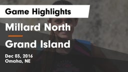 Millard North   vs Grand Island  Game Highlights - Dec 03, 2016