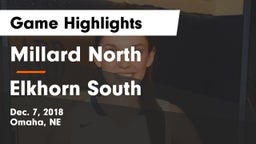 Millard North   vs Elkhorn South  Game Highlights - Dec. 7, 2018