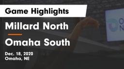 Millard North   vs Omaha South  Game Highlights - Dec. 18, 2020
