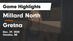 Millard North   vs Gretna  Game Highlights - Dec. 29, 2020