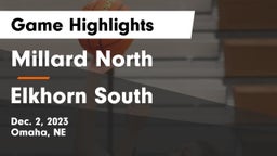 Millard North   vs Elkhorn South  Game Highlights - Dec. 2, 2023