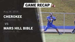 Recap: Cherokee  vs. Mars Hill Bible  2016