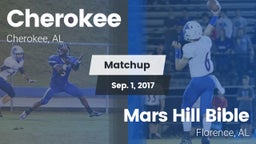 Matchup: Cherokee  vs. Mars Hill Bible  2017