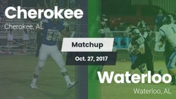 Matchup: Cherokee  vs. Waterloo  2017