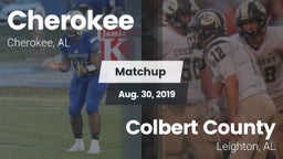 Matchup: Cherokee  vs. Colbert County  2019