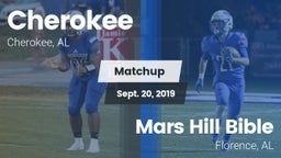Matchup: Cherokee  vs. Mars Hill Bible  2019