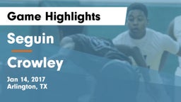 Seguin  vs Crowley  Game Highlights - Jan 14, 2017