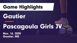 Gautier  vs Pascagoula Girls JV Game Highlights - Nov. 16, 2020