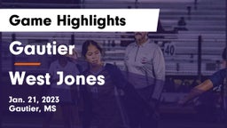 Gautier  vs West Jones  Game Highlights - Jan. 21, 2023