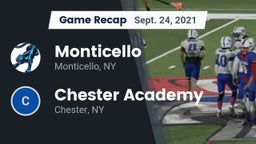 Recap: Monticello  vs. Chester Academy 2021