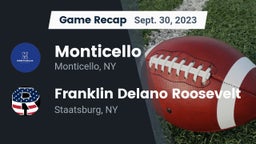 Recap: Monticello  vs. Franklin Delano Roosevelt 2023
