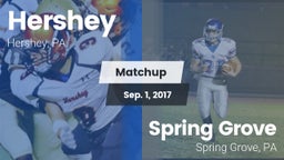 Matchup: Hershey  vs. Spring Grove  2017