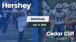 Matchup: Hershey  vs. Cedar Cliff  2018
