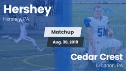 Matchup: Hershey  vs. Cedar Crest  2019