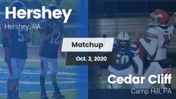 Matchup: Hershey  vs. Cedar Cliff  2020