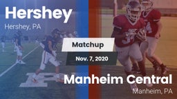 Matchup: Hershey  vs. Manheim Central  2020
