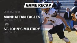 Recap: Manhattan EAGLEs  vs. St. John's Military  2016